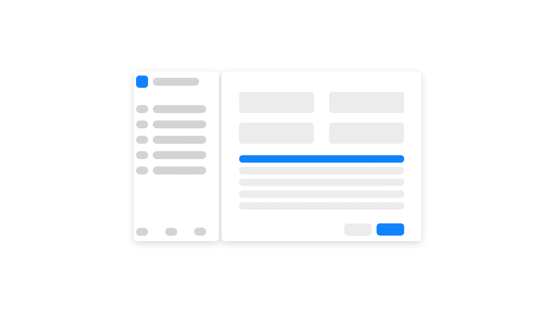 App Shells component preview