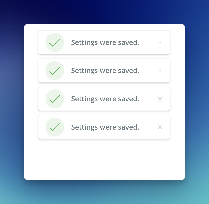 Toggle & Toast Updates